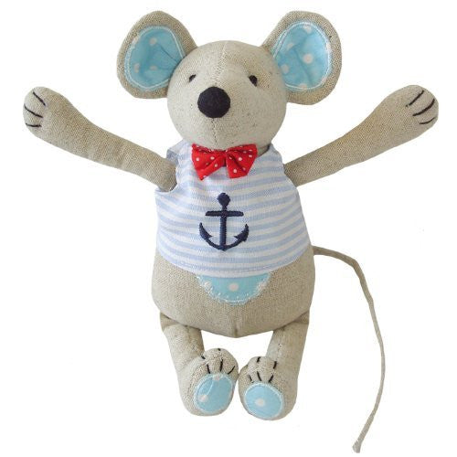 Mouse - Medium Boy with Blue Anchor - 20cm - Powell Craft