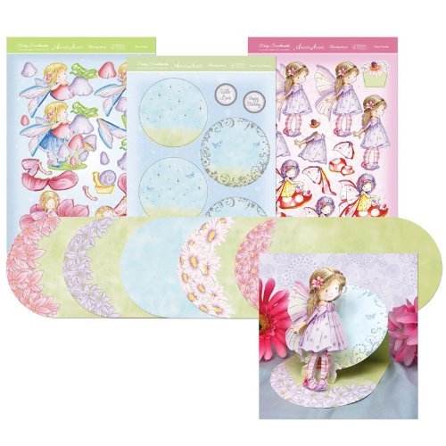 hunkydory  fairy sweethearts fairy garden easel card kit