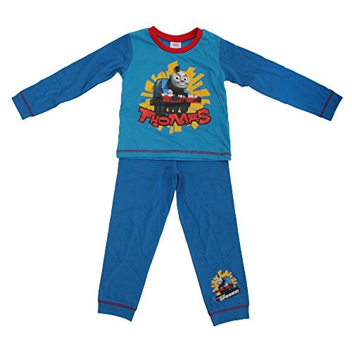 Thomas The Tank Engine Kids Boys Speedy Long Sleeved Top And Bottoms Pyjama Set (18-24 Months) (Teal/Blue)