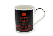 Lesser & Pavey 9.5cm fine China Keep Calm Best Teacher Mug, Multi-Colour