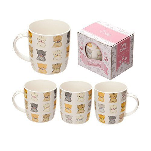 Cute Kittens Design Bone China Mug