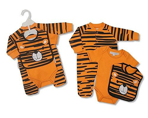 Fantastic Baby 3pc cotton set by Nursery Time - Tiger, 3-6 Months