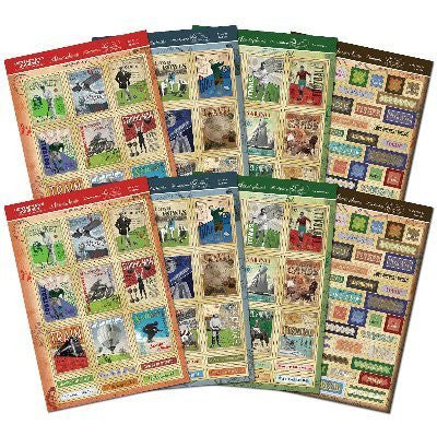 Gentleman'S Journey A4 Collector Cards And Sentiments