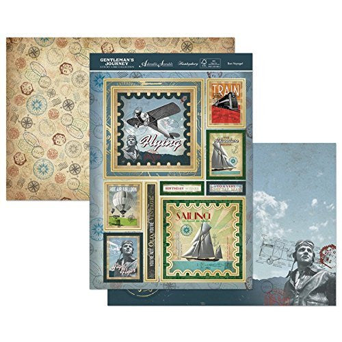 Gentleman'S Journey A4 Topper Set Bon Voyage!