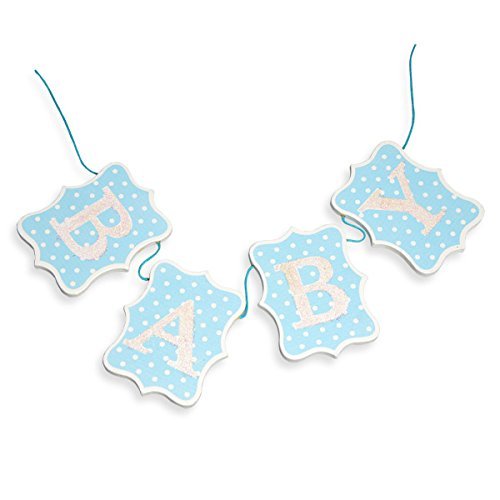 Wooden Baby Bunting Blue