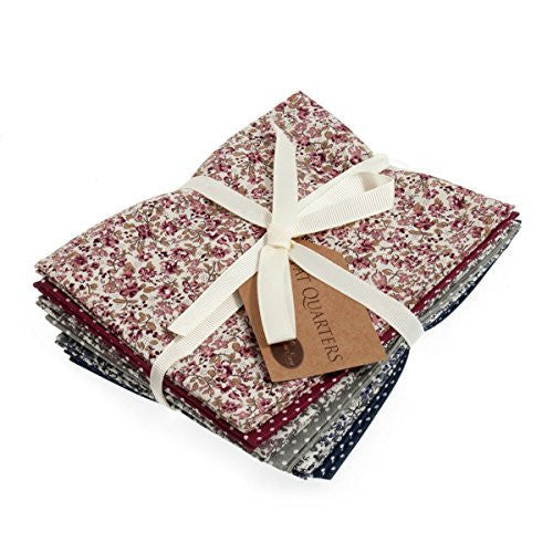 Fat Quarter Bundle: Cotton: 6 x 54cm x 45cm: Autumn Blossom