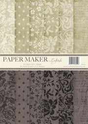 Craftstyle A4 Paper Pad – 48 Sheets Cream/Black