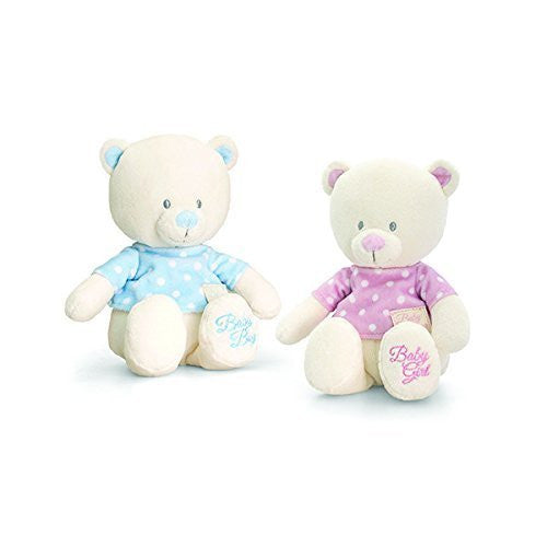 keel 17cm baby bear in tee shirt pink