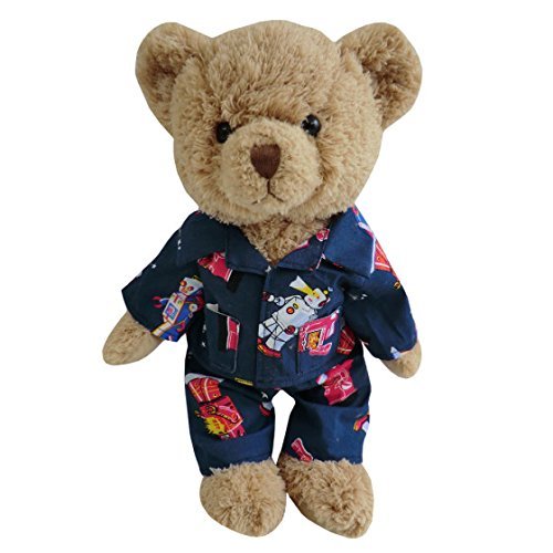 TEDDY BEAR WITH ROBOT PJ'S