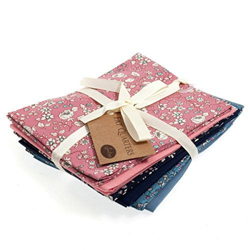 Fat Quarter Bundle: Cotton: 6 x 54cm x 45cm: Delicate Floral