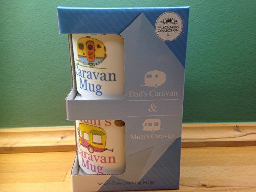 Dad & Mum Caravan Set of 2 mugs