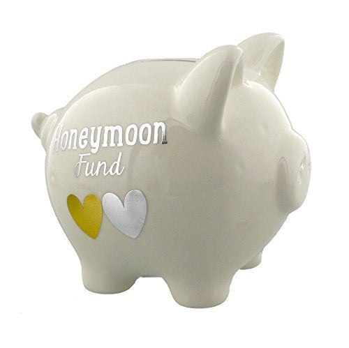 Wendy Jones-Blackett Collection Piggy Bank - Honeymoon Fund