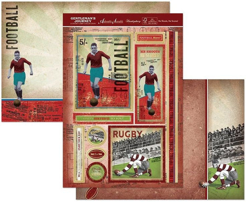 Gentleman'S Journey A4 Topper Set He Shootshe Scores!