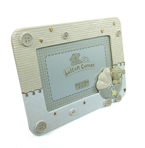 Baby Photo Frame Gift 6" x 4" With Pram Icon