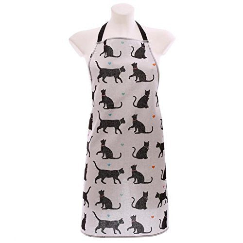 Funky I Love My Cat Design Cotton Apron
