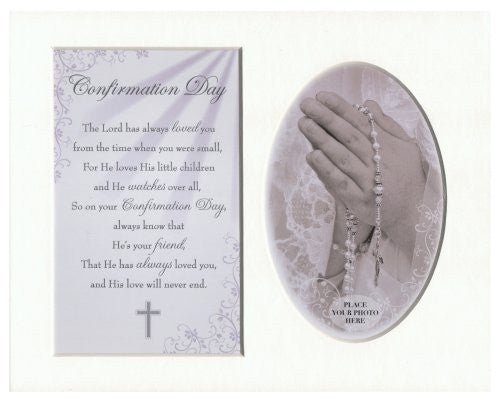 Confirmation Day Special Keepsake Photo Frame Mount