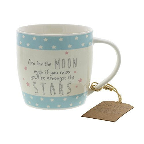 Novelty Tea Or Coffee Mug Gift For Her - Reach For the Moon