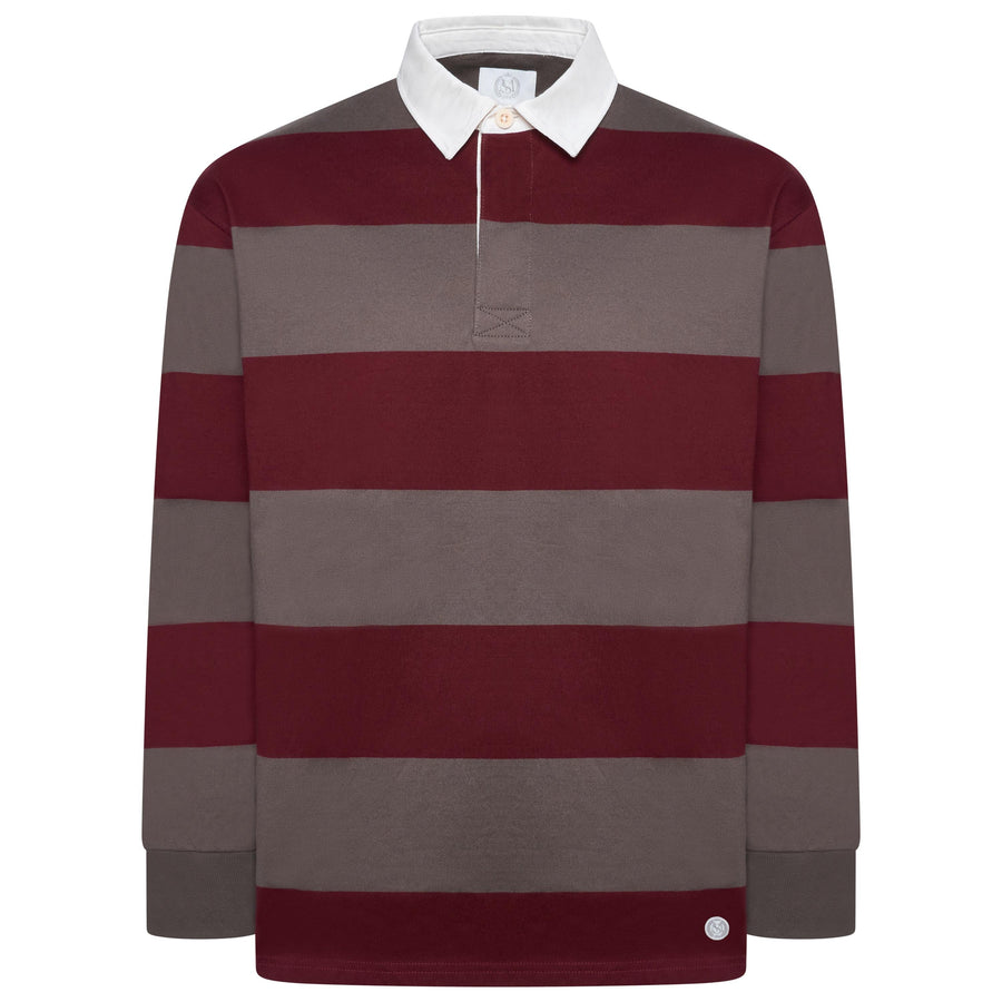 M&S Striped Cotton Rugby Shirt