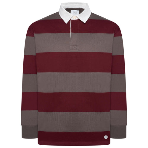 M&S Striped Cotton Rugby Shirt