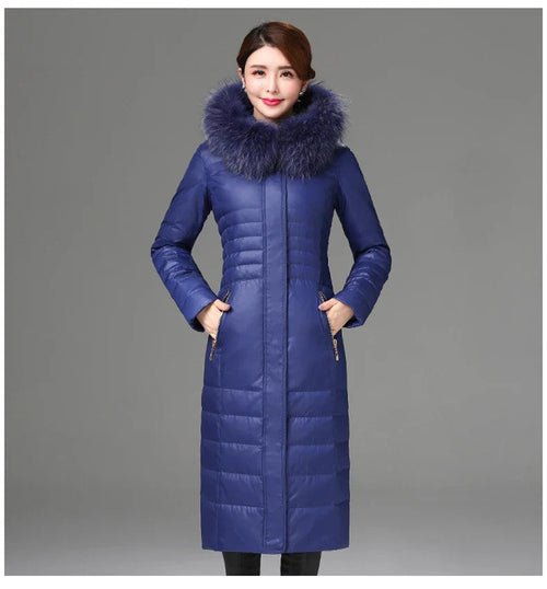 Women's Fashionable Hooded Thick Faux Fur Jacket