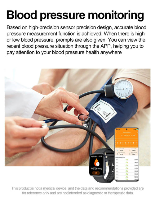 2025 AI Diagnosis NFC Smart Watch Women 1.85 inch AMOLED Blood pressure Heart