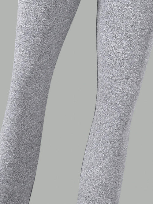 Spring and Autumn girls elastic knit base tight pants 3 pieces - black - white