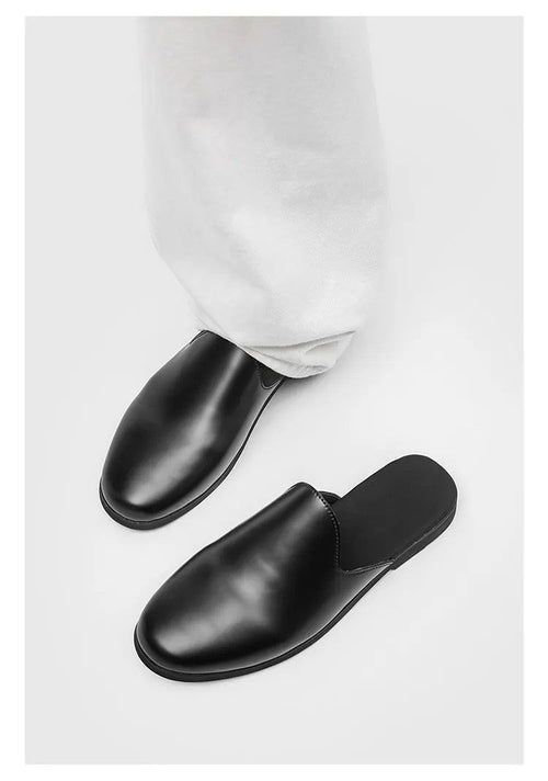 Men's Open Back Casual Leader Loafers Slippers