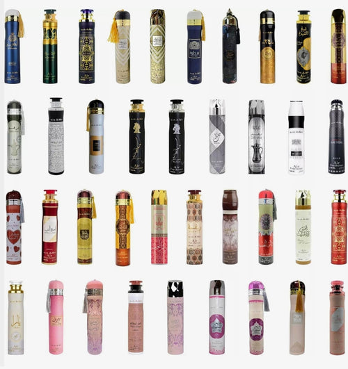Arabian Air Freshener 6 x 300ml Long Lasting Room Spray Choose 6 Mix And Match