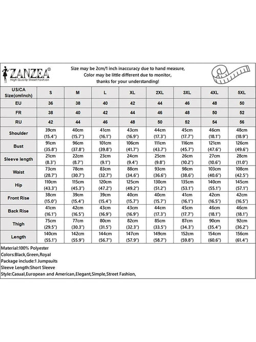 ZANZEA Summer Overalls Women 2024 Elegant Jumpsuits Holiday Casual Short Sleeve