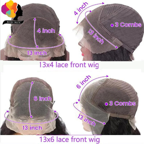 Colored Red Straight Lace Front Human Hair Wig 13x4 13x6 Transparent Lace