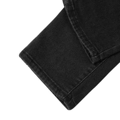 2025 New Street Skinny Ripped Jeans Men Denim Pencil Pants Wash Casual Mid
