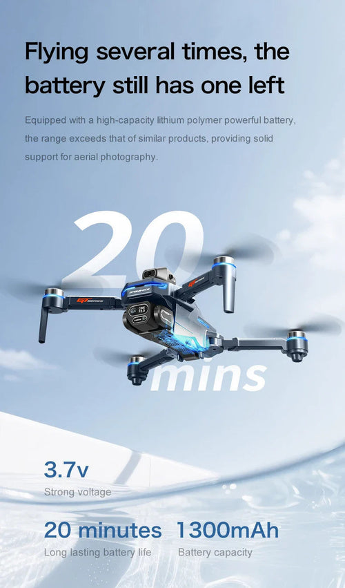 GT8 Mini Drone 8K WiFi GPS HD Aerial Photography Quadcopter with Cameras Toys