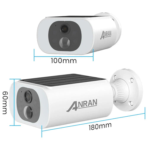 Outdoor Solar Security Camera with Battery 3MP 2.4G WIFI Camera Battery Cloud