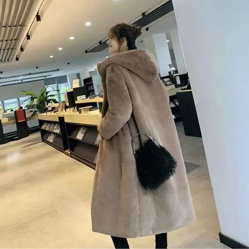 Women's Faux Fur Maxi Thick Autumn Luxury Winter Coat