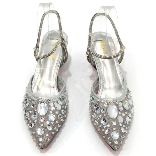 Italian Design Three-Dimensional Women's Bags And Ladies Heel Shoes