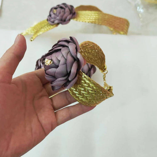 2025 New High Quality African Big Purple Flower Pendant Women Jewelry Set Dubai