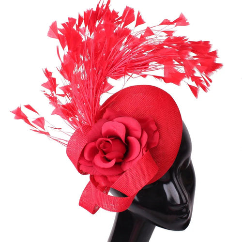 Yellow Fashion Hat Fedora Formal Dress Church Fascinators Hat Headband Party