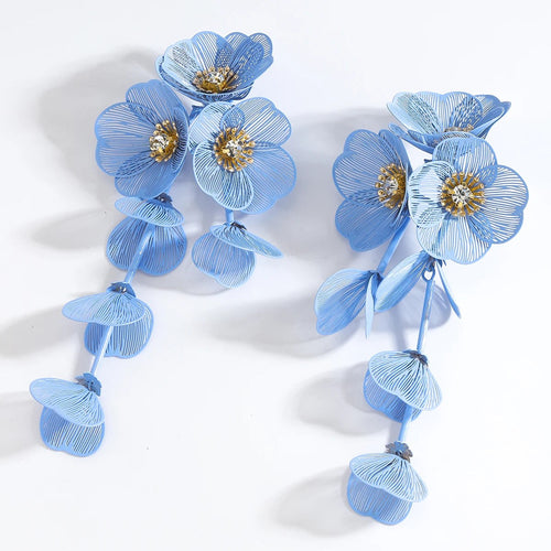 Best Lady 3pcs Handmade Flower Inlaid Rhinestone Vintage Jewelry Set - Perfect