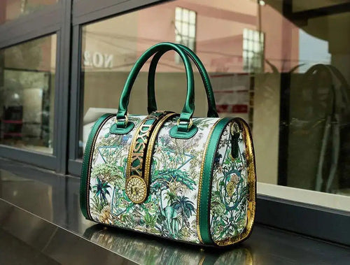 Large-capacity Women's Boston Barrel Handbags