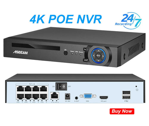 New 4K 8MP IP Camera Audio Outdoor POE H.265 Onvif Metal Bullet CCTV Home 4MP