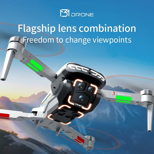 NEW M3 Drone 8K HD 5G GPS Photography Remote Control Aerial Aircraft Dual