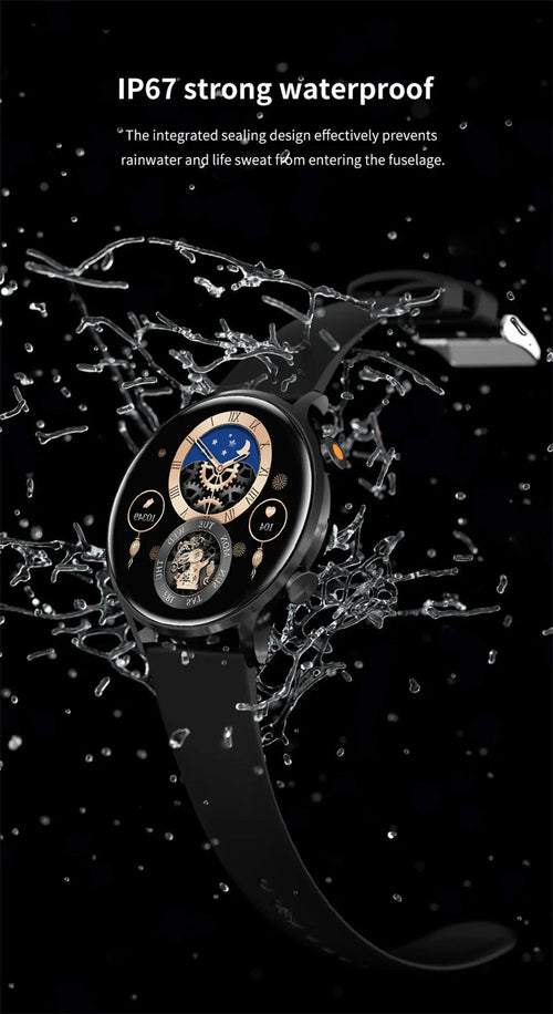 2025 New Smartwatch Women AMOLED HD Screen Always On Display Bluetooth Call