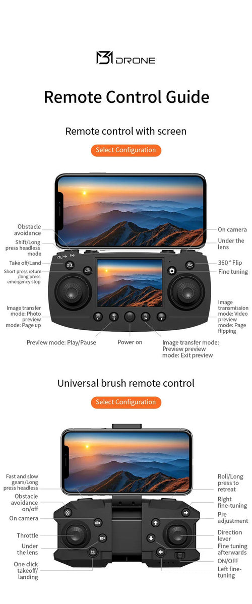 NEW M3 Drone 8K HD 5G GPS Photography Remote Control Aerial Aircraft Dual