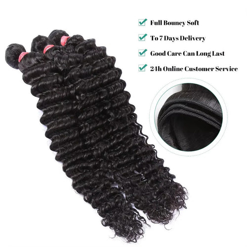 15A Burmese Curly Bundles Human Hair Deep Wave Raw 3 4 Bundle 100% Unprocessed