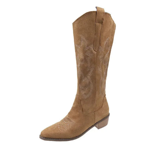 Embroidered Western Cowboy Boots for Women