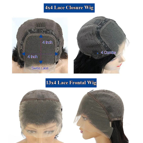 Afro Kinky Curly Short Bob Wig 13x4 Bob Wigs Human Hair Jerry Curly Lace Front