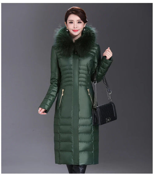Women's Fashionable Hooded Thick Faux Fur Jacket