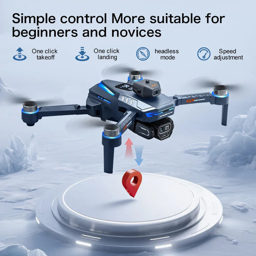 GT8 Mini Drone 8K WiFi GPS HD Aerial Photography Quadcopter with Cameras Toys