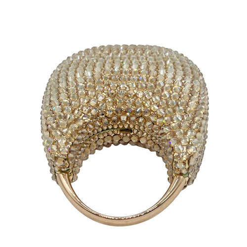 Women's Crystal Diamonds Chain Evening Clutch Bag