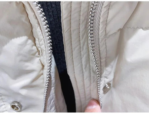Winter Jacket Women Parkas 2024 New Short Hooded Cotton Padded Jacket Casual